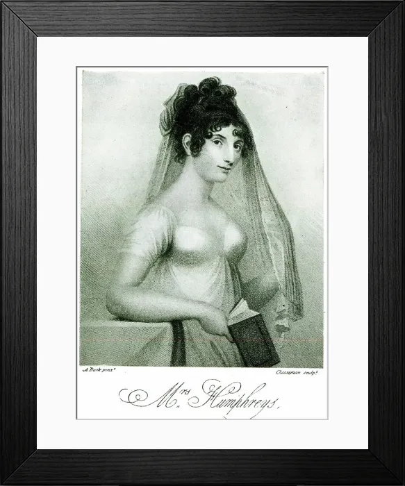 Framed Print : Mrs Humphreys, actress Framed Print : Mrs Humphreys, actress