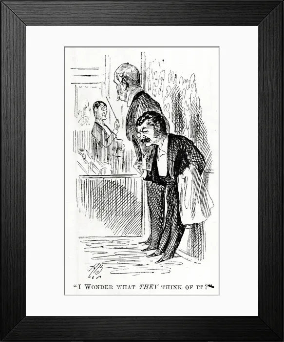 Framed Print : Cartoon, Song and Dance at the Savoy, Gilbert and Sullivan Framed Print : Cartoon, Song and Dance at the Savoy, Gilbert and Sullivan