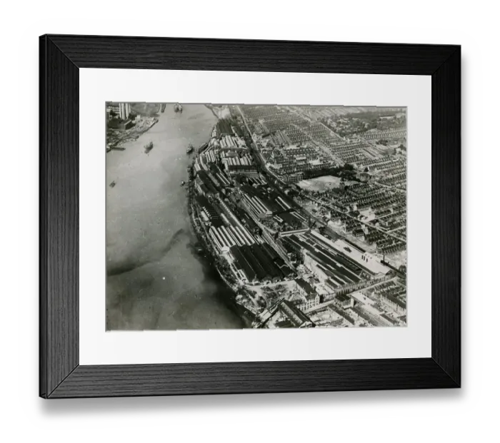 Framed Print : Vickers-Armstrong Elswick Works. Newcastle Upon Tyne Framed Print : Vickers-Armstrong Elswick Works. Newcastle Upon Tyne