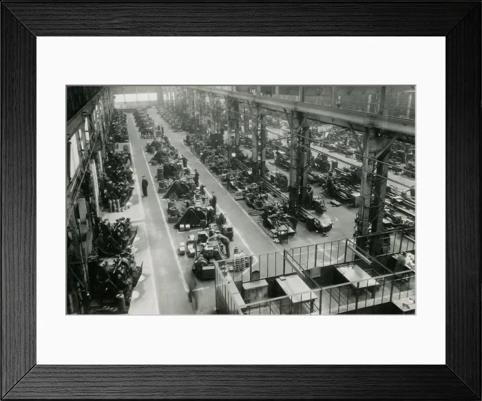 Framed Print : Vickers-Armstrong Elswick Works. Newcastle Upon Tyne Framed Print : Vickers-Armstrong Elswick Works. Newcastle Upon Tyne