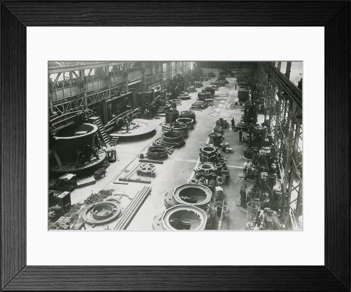Framed Print : Vickers-Armstrong Elswick Works. Newcastle Upon Tyne Framed Print : Vickers-Armstrong Elswick Works. Newcastle Upon Tyne