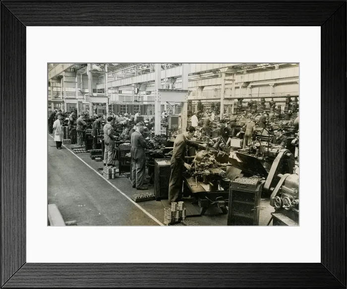 Framed Print : Vickers-Armstrong Elswick Works. Newcastle Upon Tyne Framed Print : Vickers-Armstrong Elswick Works. Newcastle Upon Tyne