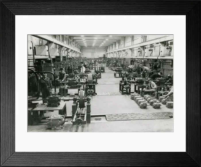 Framed Print : Vickers-Armstrong Elswick Works. Newcastle Upon Tyne Framed Print : Vickers-Armstrong Elswick Works. Newcastle Upon Tyne