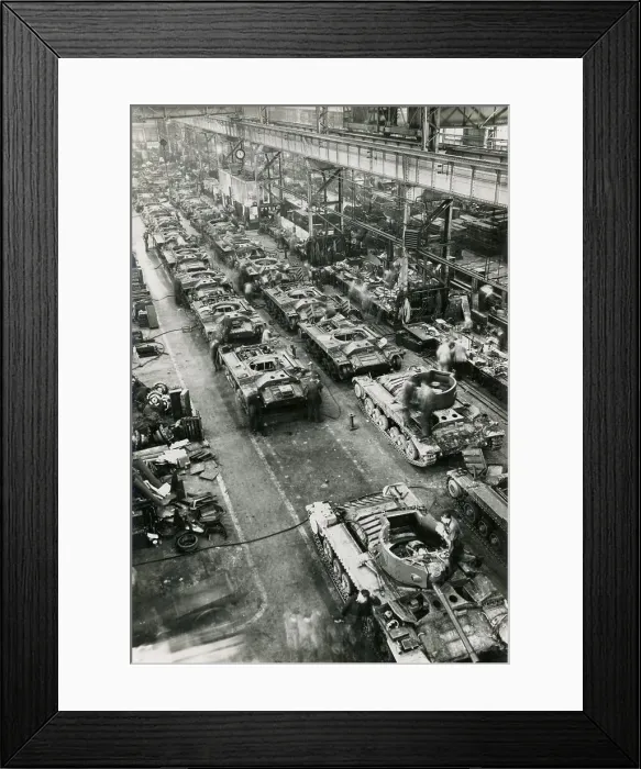 Framed Print : Vickers-Armstrong Elswick Works. Newcastle Upon Tyne Framed Print : Vickers-Armstrong Elswick Works. Newcastle Upon Tyne