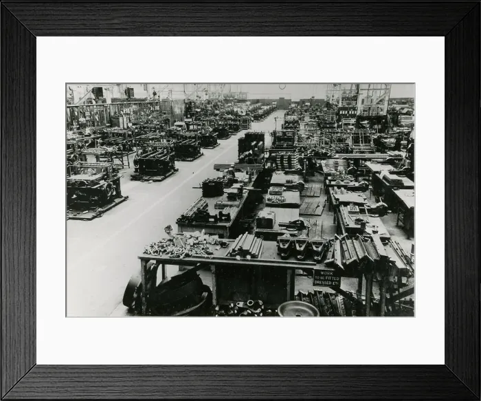 Framed Print : Vickers-Armstrong Elswick Works. Newcastle Upon Tyne Framed Print : Vickers-Armstrong Elswick Works. Newcastle Upon Tyne