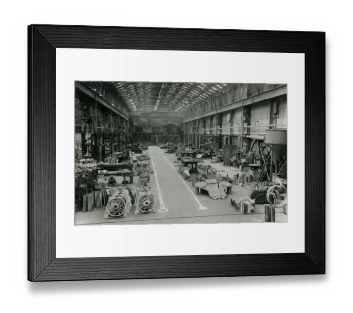 Framed Print : Vickers-Armstrong Elswick Works. Newcastle Upon Tyne Framed Print : Vickers-Armstrong Elswick Works. Newcastle Upon Tyne