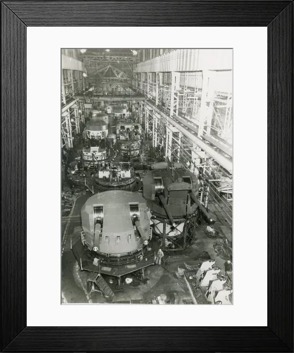 Framed Print : Vickers-Armstrong Elswick Works. Newcastle Upon Tyne Framed Print : Vickers-Armstrong Elswick Works. Newcastle Upon Tyne