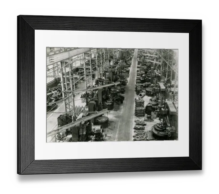 Framed Print : Vickers-Armstrong Elswick Works. Newcastle Upon Tyne Framed Print : Vickers-Armstrong Elswick Works. Newcastle Upon Tyne