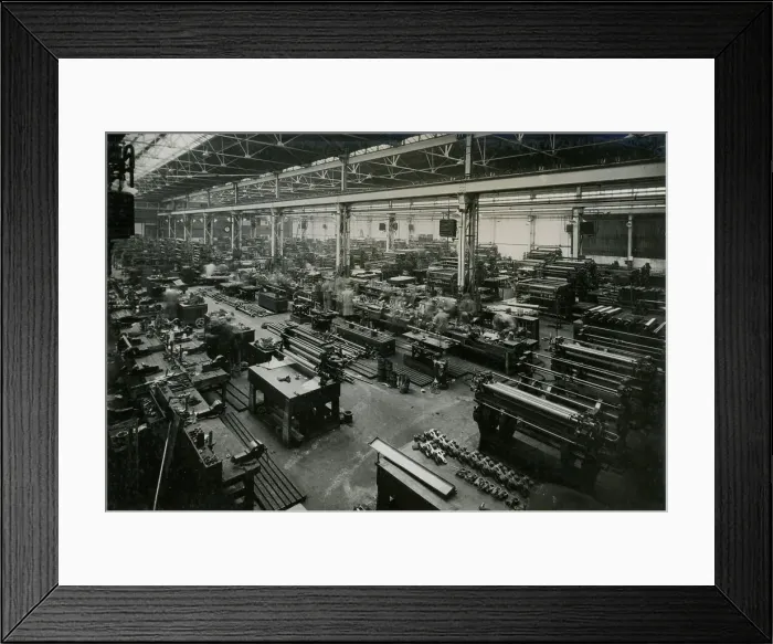 Framed Print : Vickers-Armstrong Elswick Works. Newcastle Upon Tyne Framed Print : Vickers-Armstrong Elswick Works. Newcastle Upon Tyne