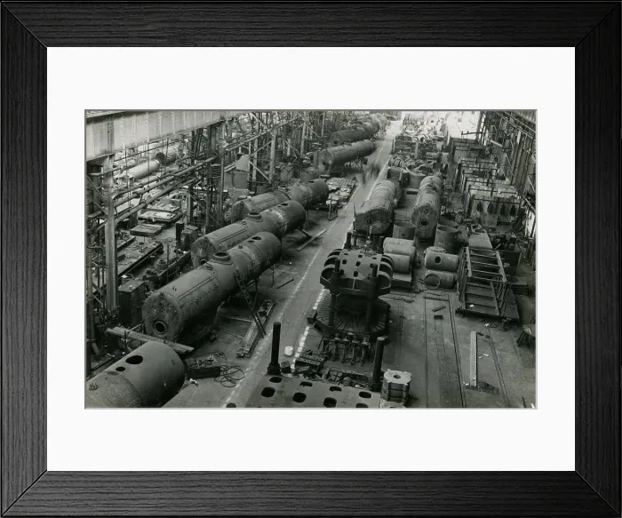 Framed Print : Vickers-Armstrong Elswick Works. Newcastle Upon Tyne Framed Print : Vickers-Armstrong Elswick Works. Newcastle Upon Tyne