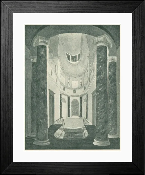 Framed Print : Marquess Of Buckingham's Pall Mall House Staircase Framed Print : Marquess Of Buckingham's Pall Mall House Staircase