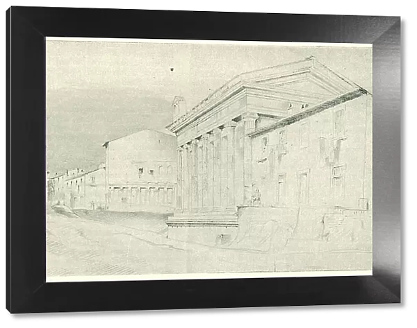 The Temple Of Fortuna Virilis, Rome, 1818