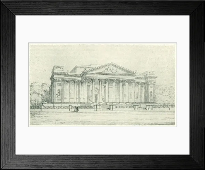 Framed Print : Fitzwilliam Museum, Cambridge Framed Print : Fitzwilliam Museum, Cambridge