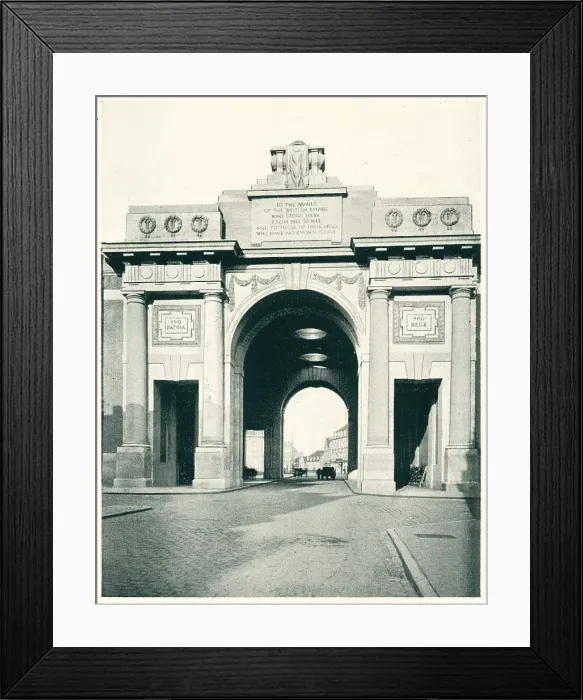 Framed Print : The Menin gate, 1927 Framed Print : The Menin gate, 1927