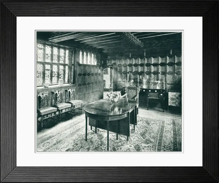 Framed Print : Alston Court Dining Room, Suffolk Framed Print : Alston Court Dining Room, Suffolk