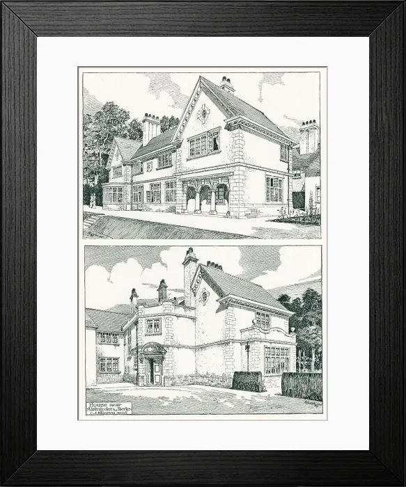 Framed Print : House Near Abingdon, Berks Framed Print : House Near Abingdon, Berks