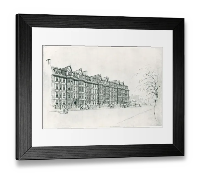 Framed Print : Hanover Gate Mansions, Regent's Park Framed Print : Hanover Gate Mansions, Regent's Park