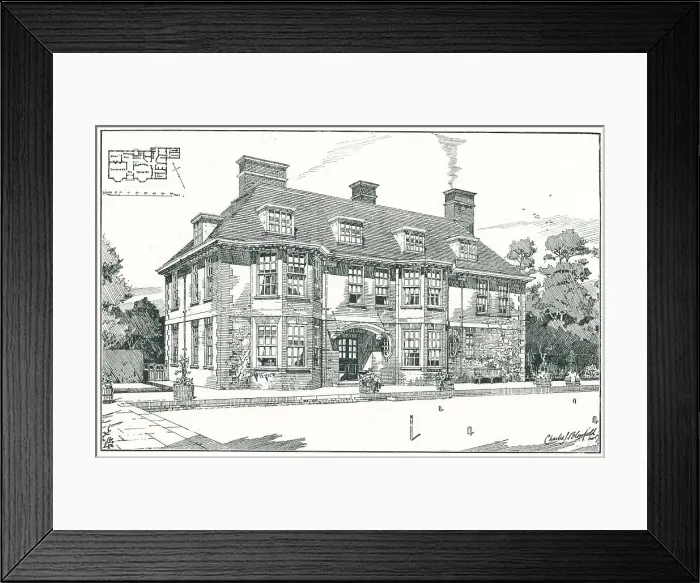 Framed Print : House At Stansted, Essex Framed Print : House At Stansted, Essex