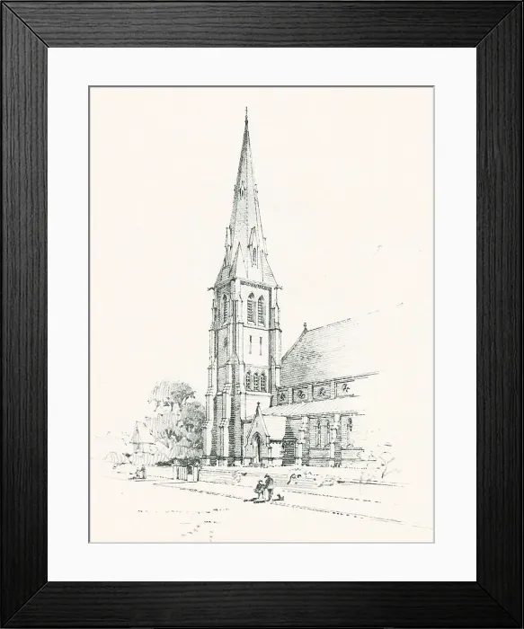 Framed Print : Church of St. John The Baptist, Felixstowe Framed Print : Church of St. John The Baptist, Felixstowe