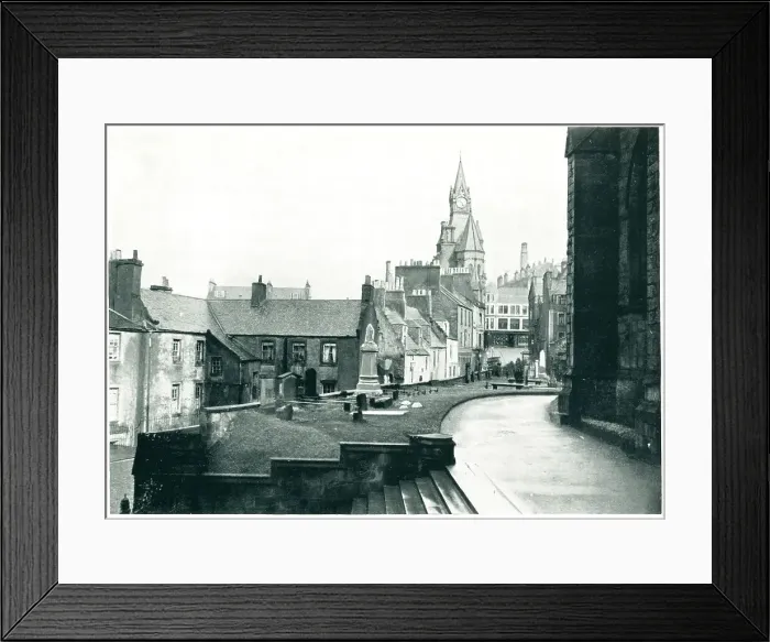 Framed Print : St. Catherine's Wynd, Dunfermline Framed Print : St. Catherine's Wynd, Dunfermline