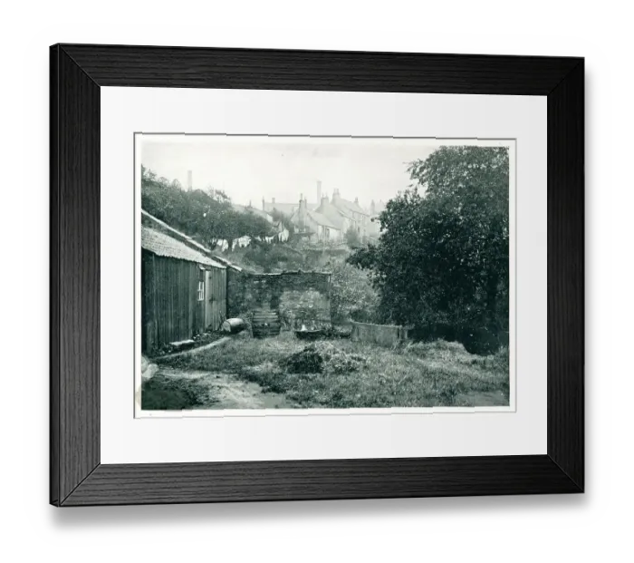 Framed Print : Dunfermline Cottages Framed Print : Dunfermline Cottages
