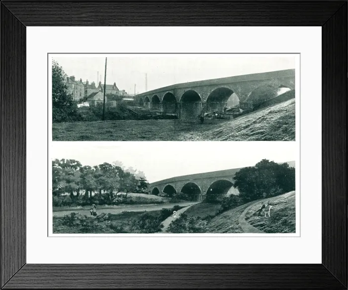 Framed Print : Dunfermline Railway Viaduct Framed Print : Dunfermline Railway Viaduct