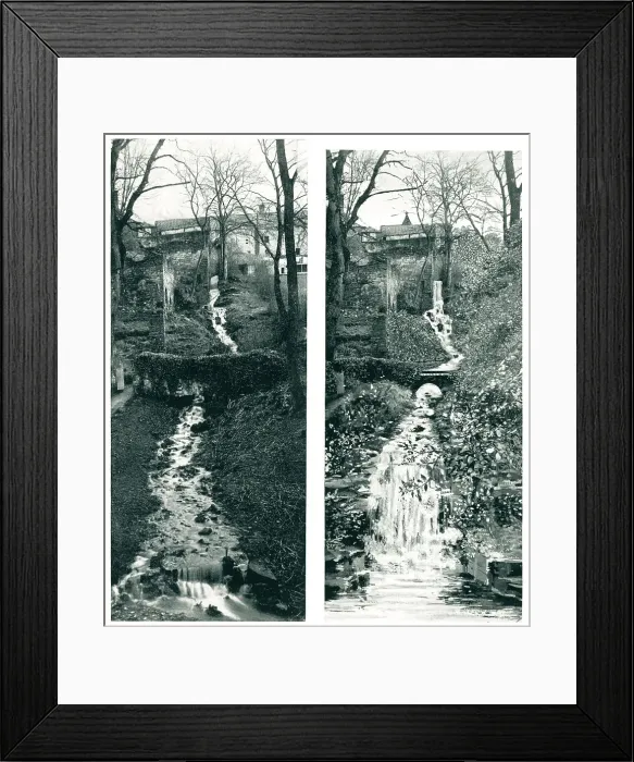 Framed Print : Jesmond Dene Mill Lade