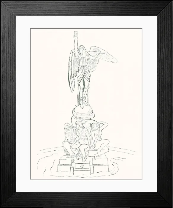 Framed Print : Time And Fates; The Dial Of History Framed Print : Time And Fates; The Dial Of History