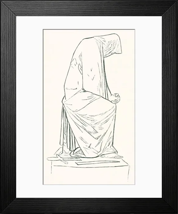 Framed Print : Statue Of Sorrow Framed Print : Statue Of Sorrow