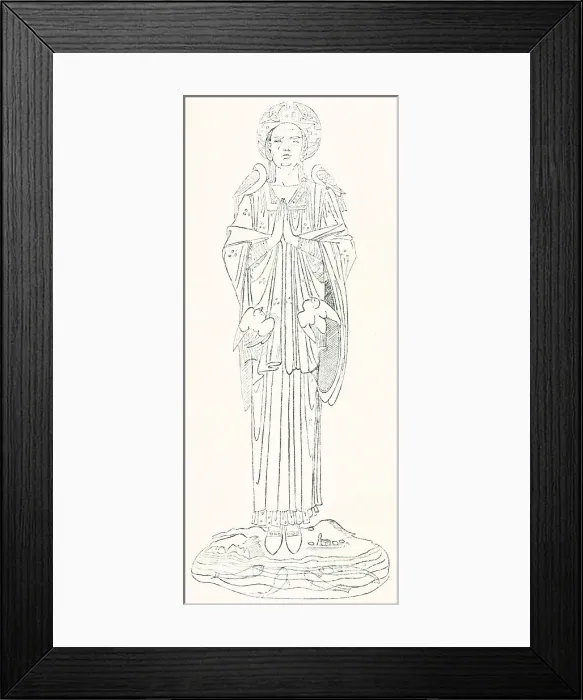 Framed Print : Statue of St. Columba Framed Print : Statue of St. Columba