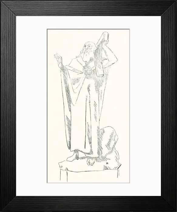 Framed Print : Statue Of Ossian Framed Print : Statue Of Ossian