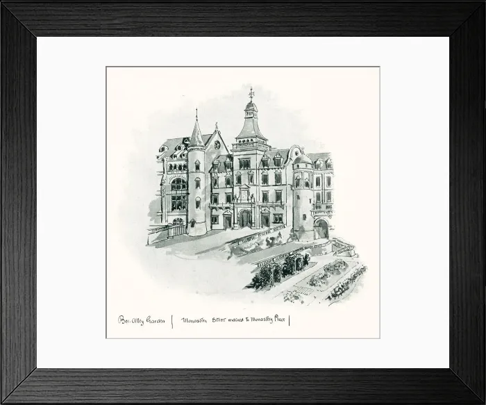 Framed Print : Bee-Alley Gardens Monastery Place Framed Print : Bee-Alley Gardens Monastery Place