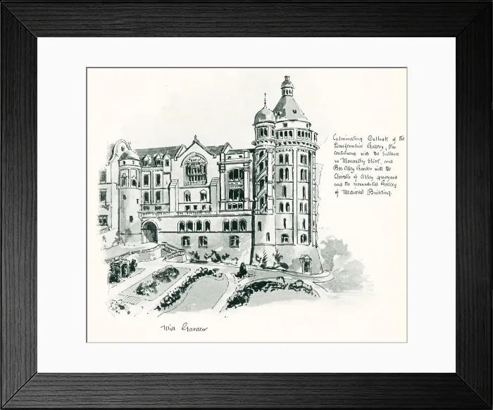 Framed Print : Bee-Alley Gardens Dunfermline Gallery Framed Print : Bee-Alley Gardens Dunfermline Gallery