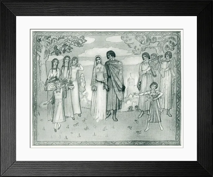 Framed Print : The Marriage Of Malcolm And Margaret Framed Print : The Marriage Of Malcolm And Margaret