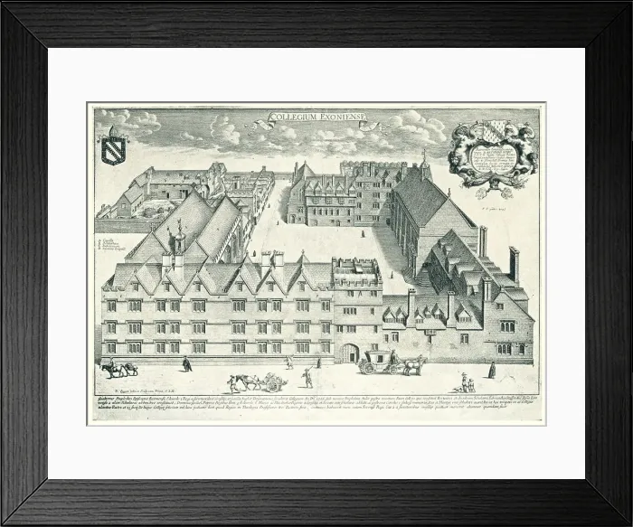 Framed Print : Exeter College, Oxford Framed Print : Exeter College, Oxford