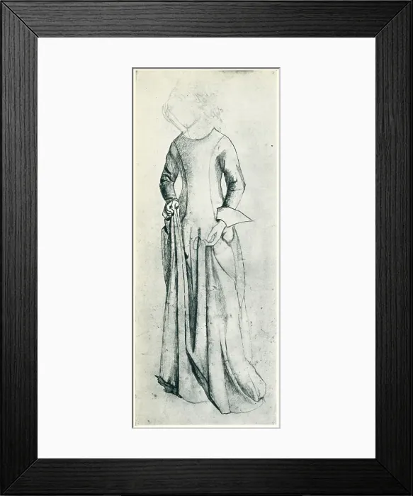 Framed Print : Study Of Jane Burden Framed Print : Study Of Jane Burden