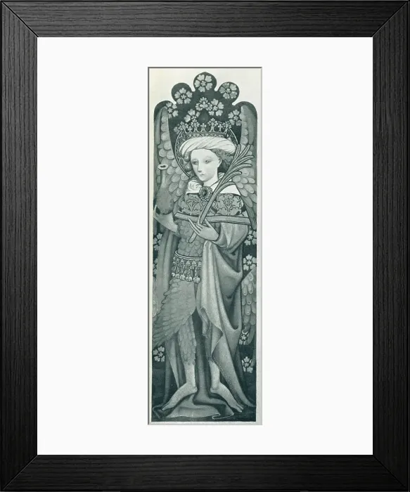 Framed Print : Angel. An illustration depicting an angel, copied Framed Print : Angel. An illustration depicting an angel, copied