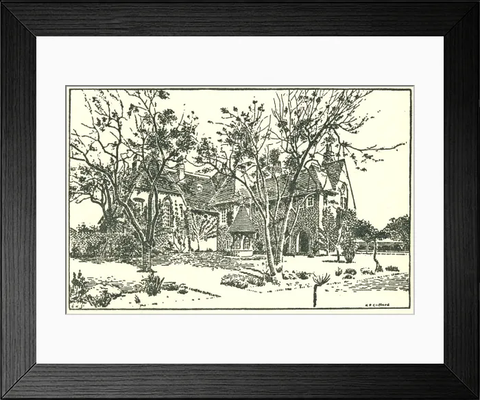 Framed Print : The Red House, Upton