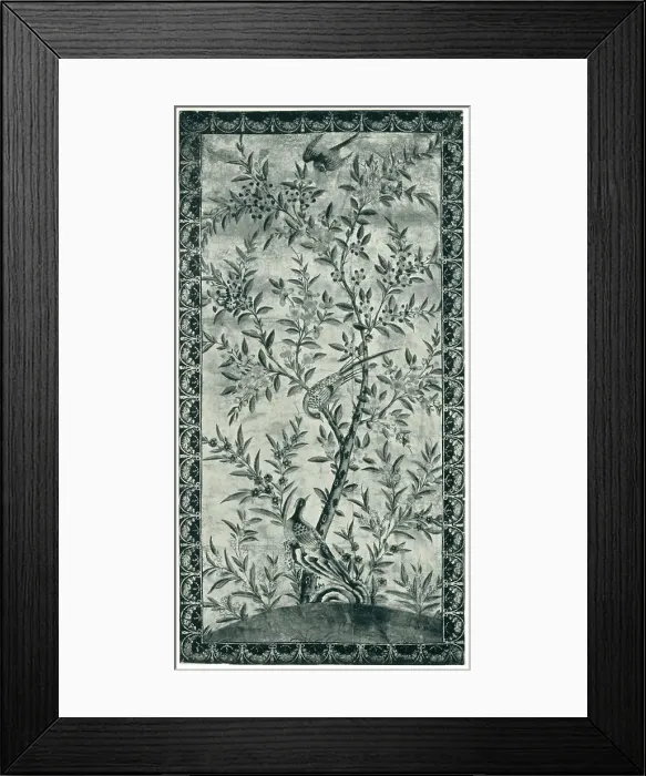 Framed Print : English Wallpaper In Chinese Style Framed Print : English Wallpaper In Chinese Style