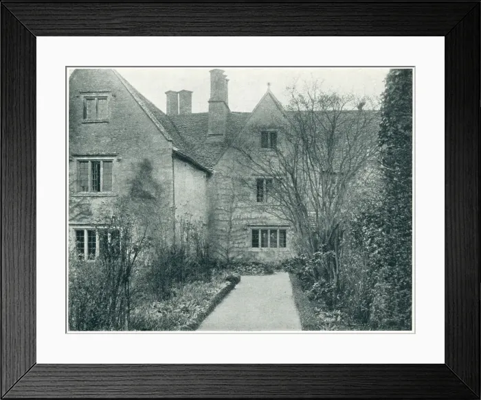 Framed Print : Kelmscott Manor Garden Front