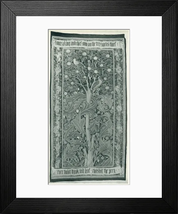 Framed Print : Woodpecker Tapestry Framed Print : Woodpecker Tapestry
