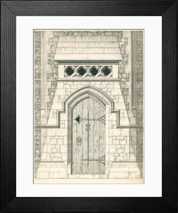 Framed Print : Dwelling House Entrance Design Framed Print : Dwelling House Entrance Design