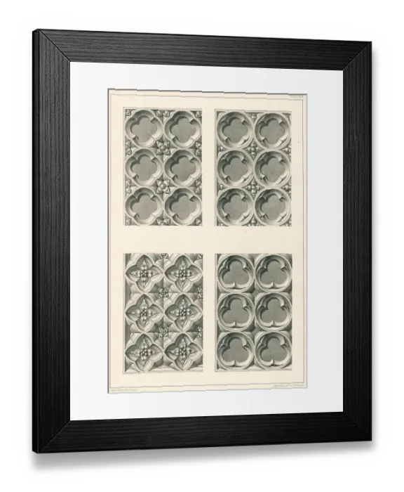 Framed Print : Gothic Surface Designs Framed Print : Gothic Surface Designs