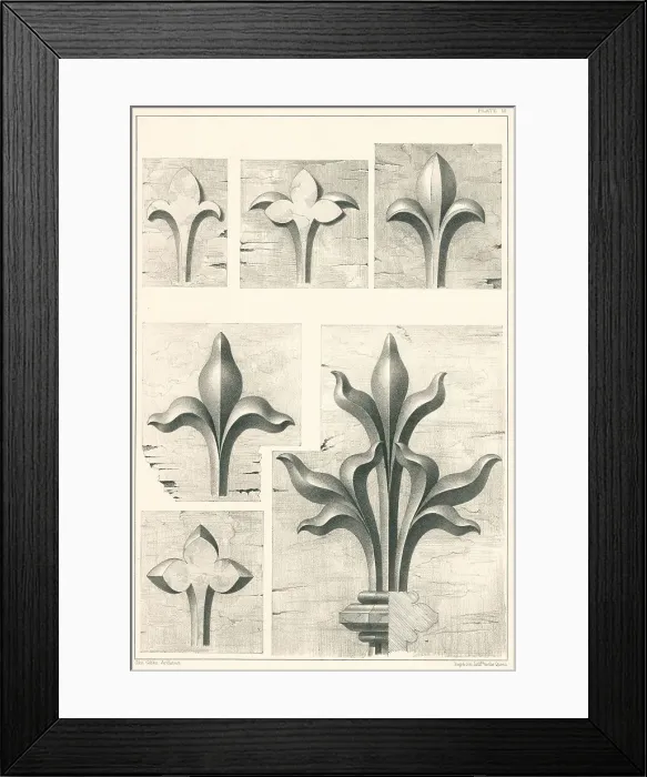 Framed Print : Gothic Cross Forms Framed Print : Gothic Cross Forms