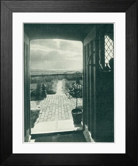 Framed Print : Outlook Of A South Coast Home Framed Print : Outlook Of A South Coast Home