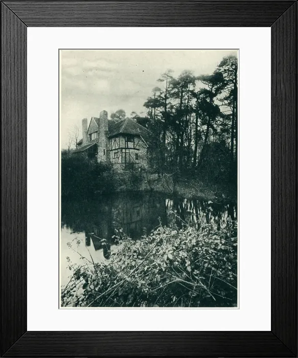 Framed Print : Pond Cottage, Pinner Hill, Middlesex Framed Print : Pond Cottage, Pinner Hill, Middlesex
