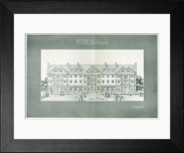 Framed Print : Proposed Hotel For Woldsea, Lincolnshire Framed Print : Proposed Hotel For Woldsea, Lincolnshire