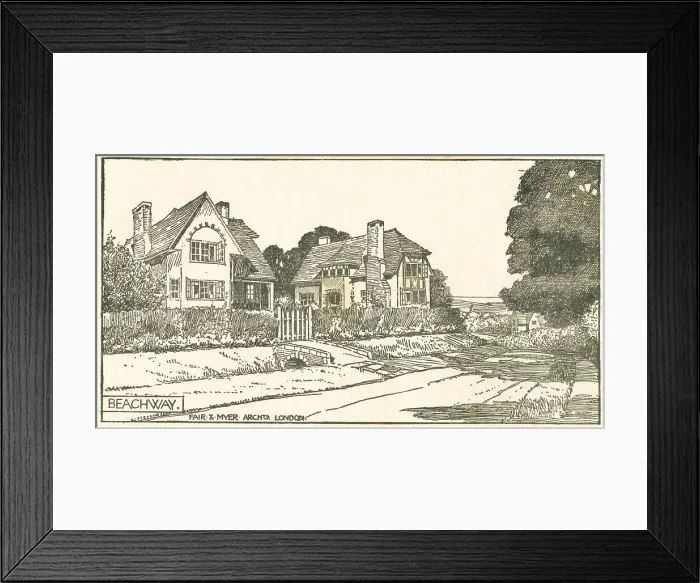 Framed Print : Beachway Proposal, Woldsea Framed Print : Beachway Proposal, Woldsea