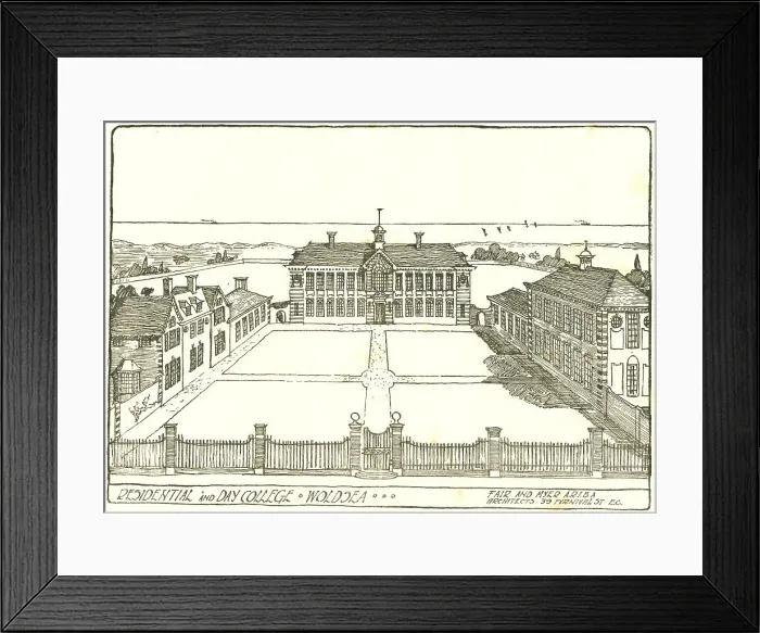 Framed Print : Residential & Day College Proposal, Woldsea Framed Print : Residential & Day College Proposal, Woldsea