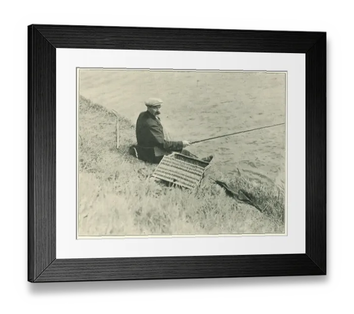 Framed Print : Fishing In Lincolnshire Framed Print : Fishing In Lincolnshire